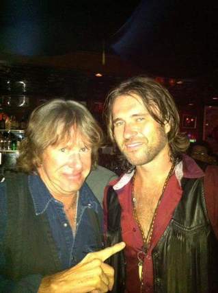 Mike Mangan with Keith Emerson